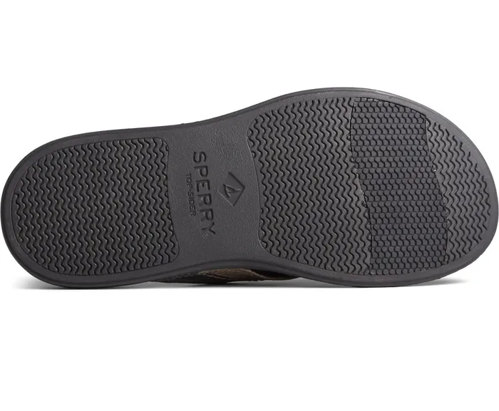 Men PLUSHWAVE Dock Flip Flop Black Sperry Sandals Men PLUSHWAVE Dock Flip Flop Black Sperry Sandals