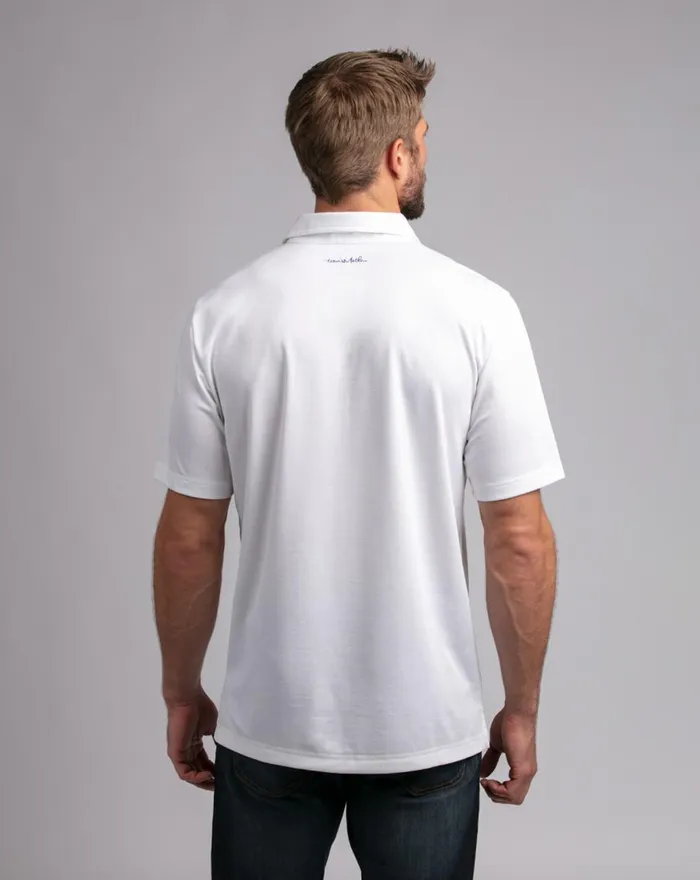 Men Polos TravisMathew 720 POLO White
