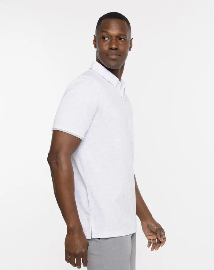 Men Polos TravisMathew ALWAYS CHILL POLO White