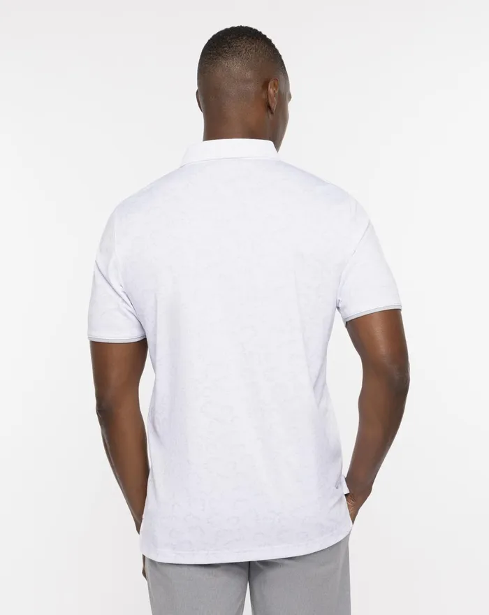 Men Polos TravisMathew ALWAYS CHILL POLO White