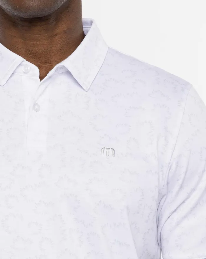 Men Polos TravisMathew ALWAYS CHILL POLO White