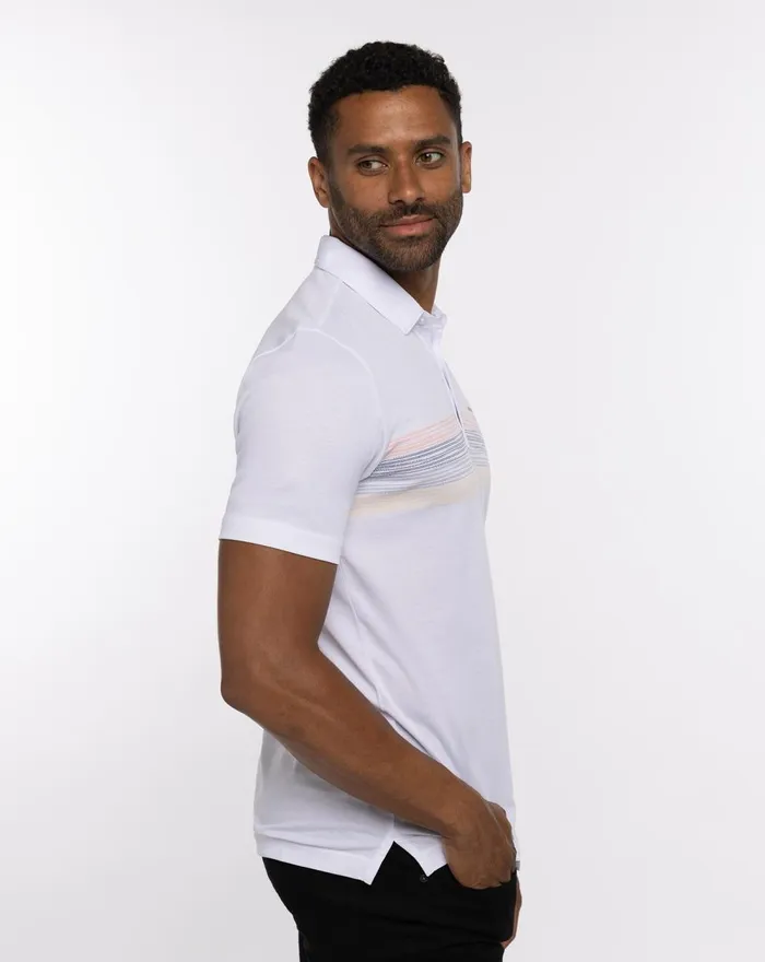 Men Polos TravisMathew BEACH READ POLO White