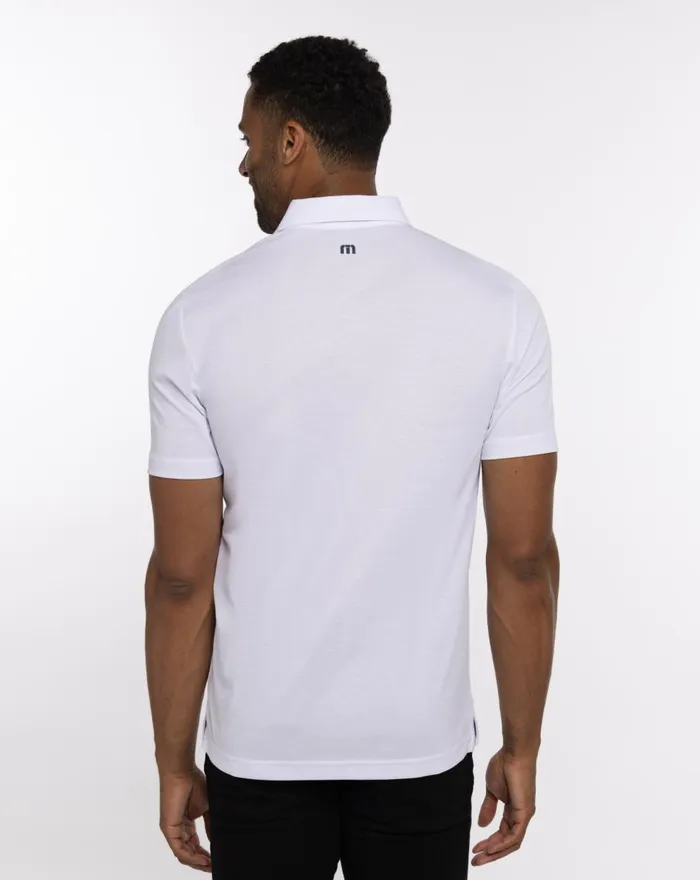 Men Polos TravisMathew BEACH READ POLO White