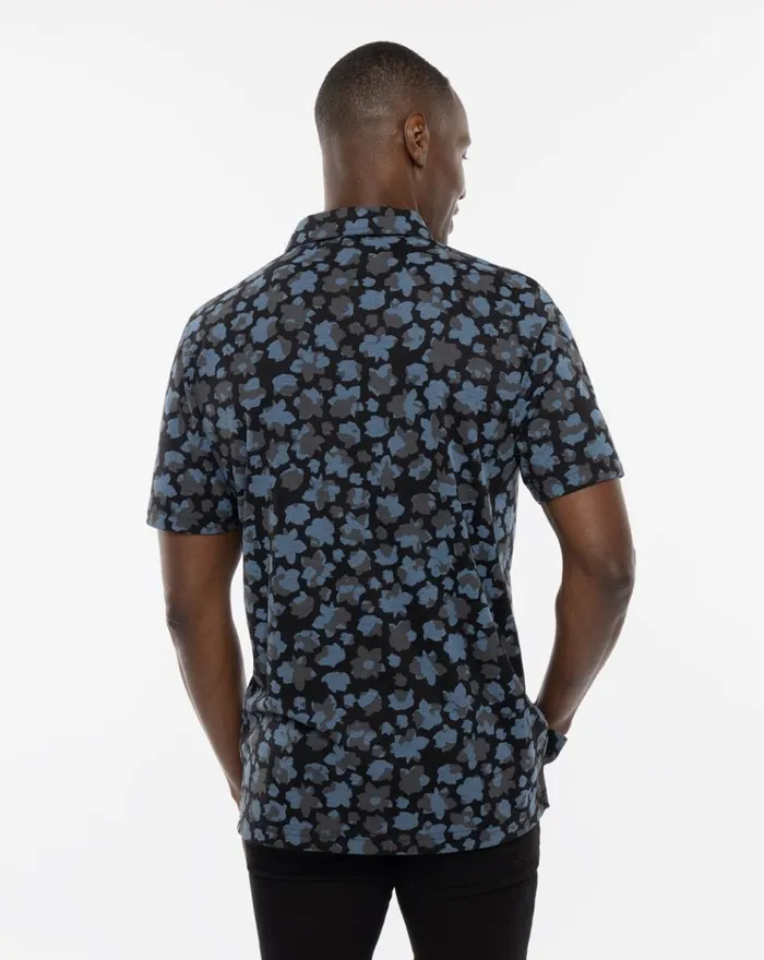 Men Polos TravisMathew BY THE WHARF POLO Black