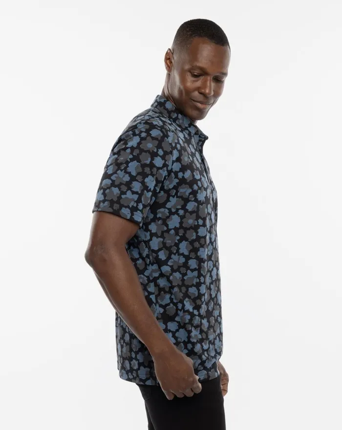 Men Polos TravisMathew BY THE WHARF POLO Black