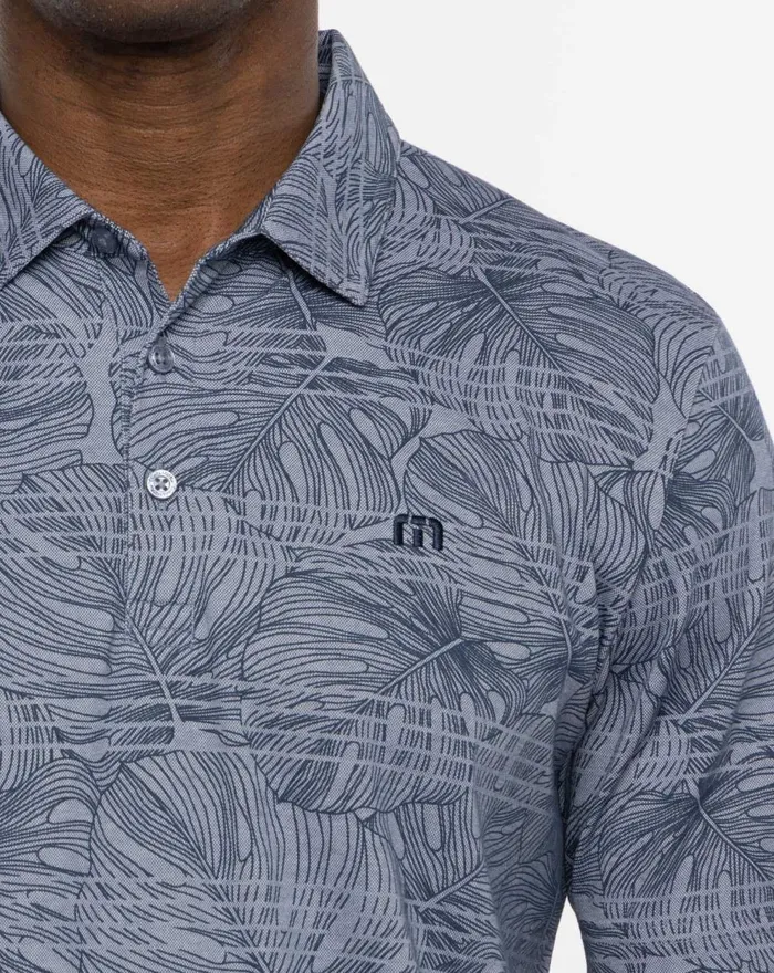 Men Polos TravisMathew DOLPHIN DIVE POLO Heather Peacoat