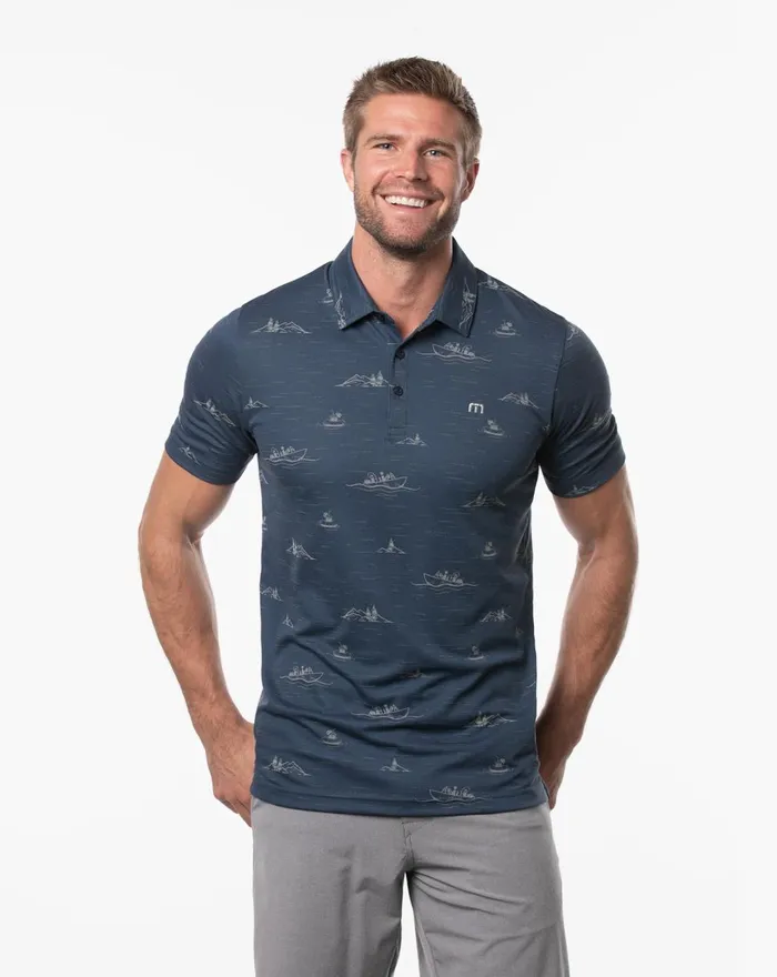Men Polos TravisMathew FUN AND GAMES POLO Insignia
