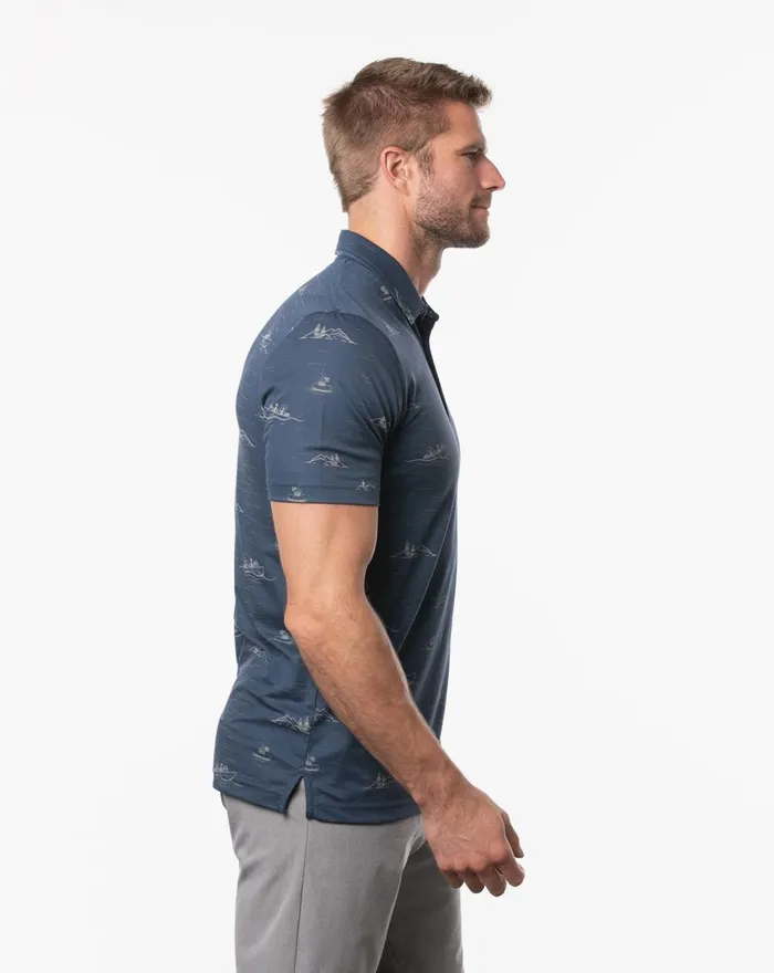 Men Polos TravisMathew FUN AND GAMES POLO Insignia
