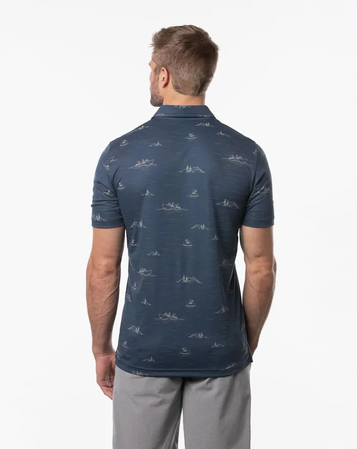 Men Polos TravisMathew FUN AND GAMES POLO Insignia