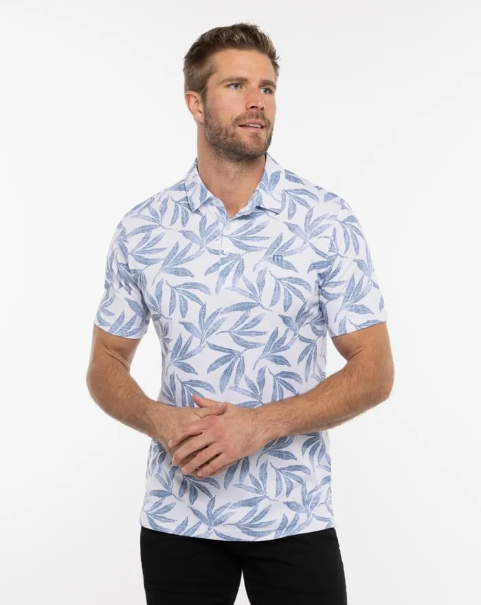 Men Polos TravisMathew GULF OF MEXICO POLO White