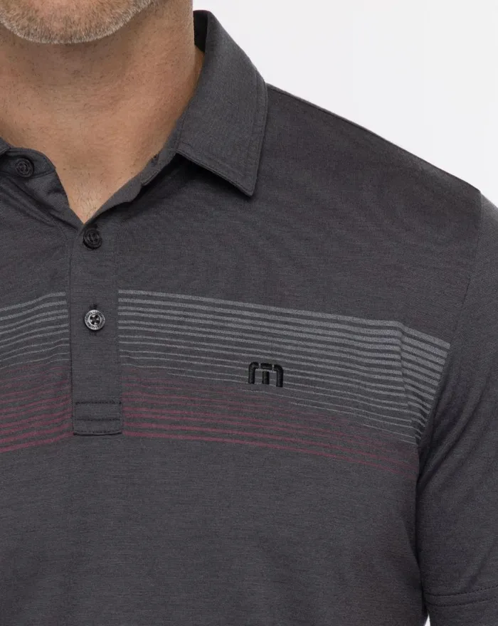 Men Polos TravisMathew JUNGLE EXPEDITION POLO Heather Forged Iron Men Polos TravisMathew JUNGLE EXPEDITION POLO Heather Forged Iron