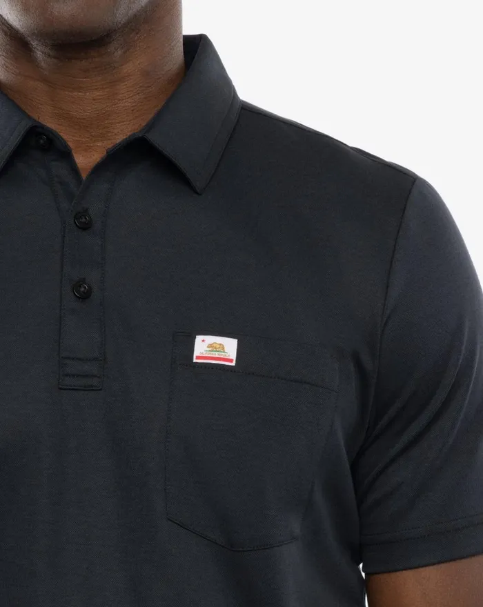 Men Polos TravisMathew ON THE LOT POLO Black