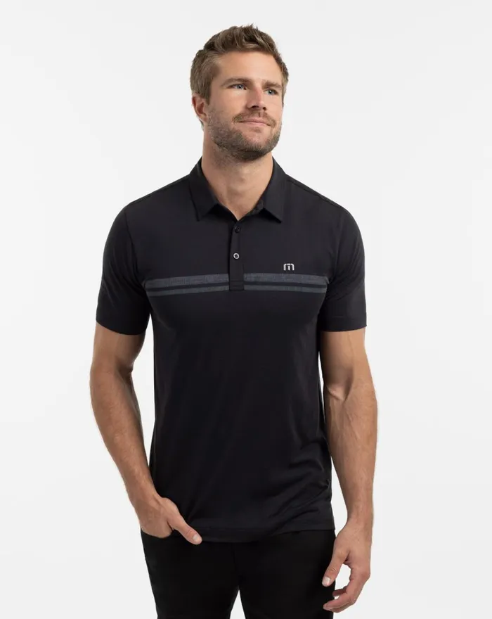Men Polos TravisMathew PRIDE AND JOY POLO Black