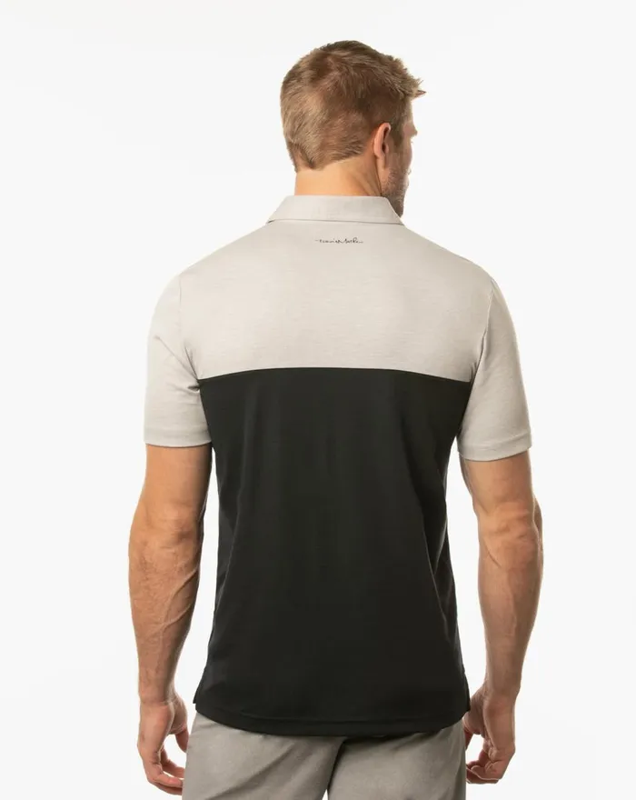 Men Polos TravisMathew SALAD DAYS POLO Heather Light Grey