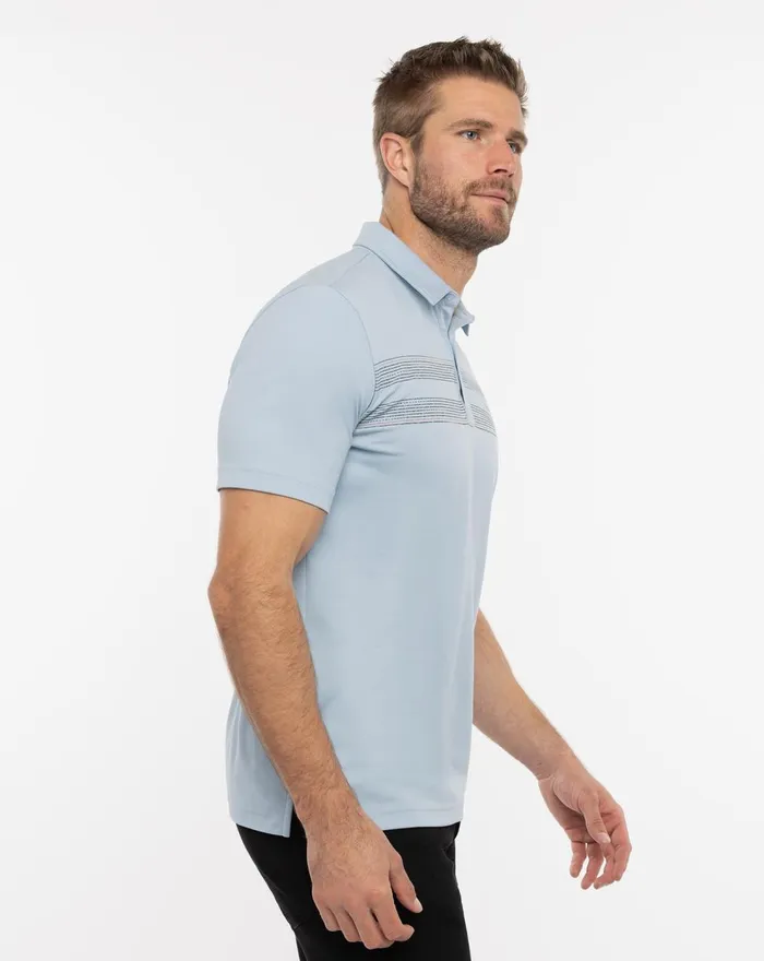 Men Polos TravisMathew SAN PEDRO POLO Ash Blue