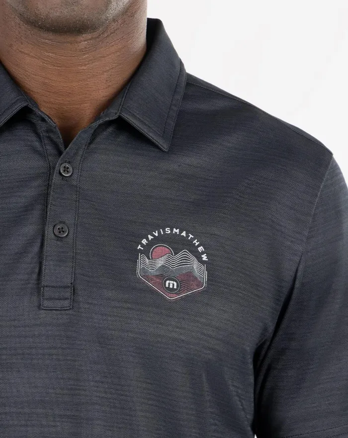 Men Polos TravisMathew SPELUNK POLO Black