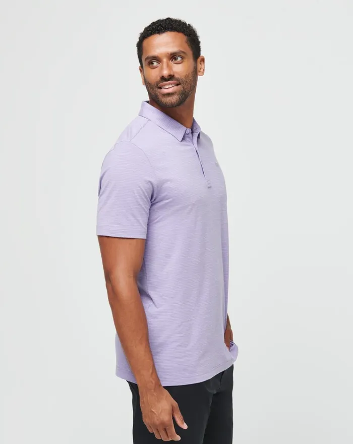 Men Polos TravisMathew THE HEATER POLO Heather Imperial