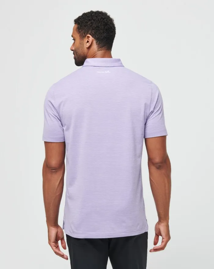 Men Polos TravisMathew THE HEATER POLO Heather Imperial