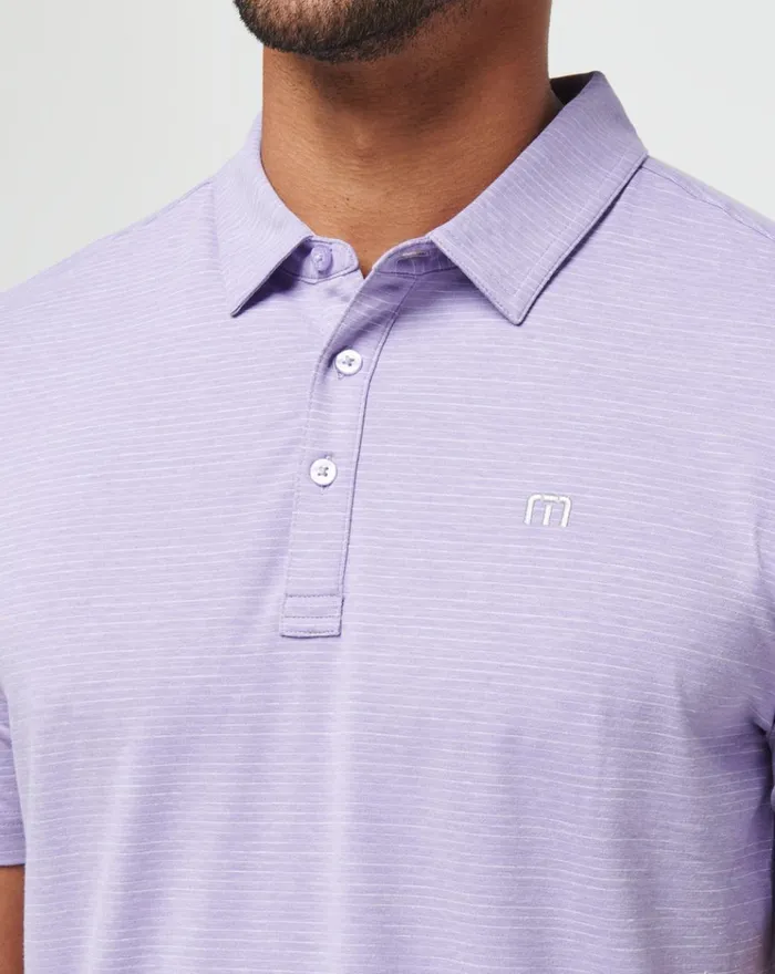 Men Polos TravisMathew THE HEATER POLO Heather Imperial