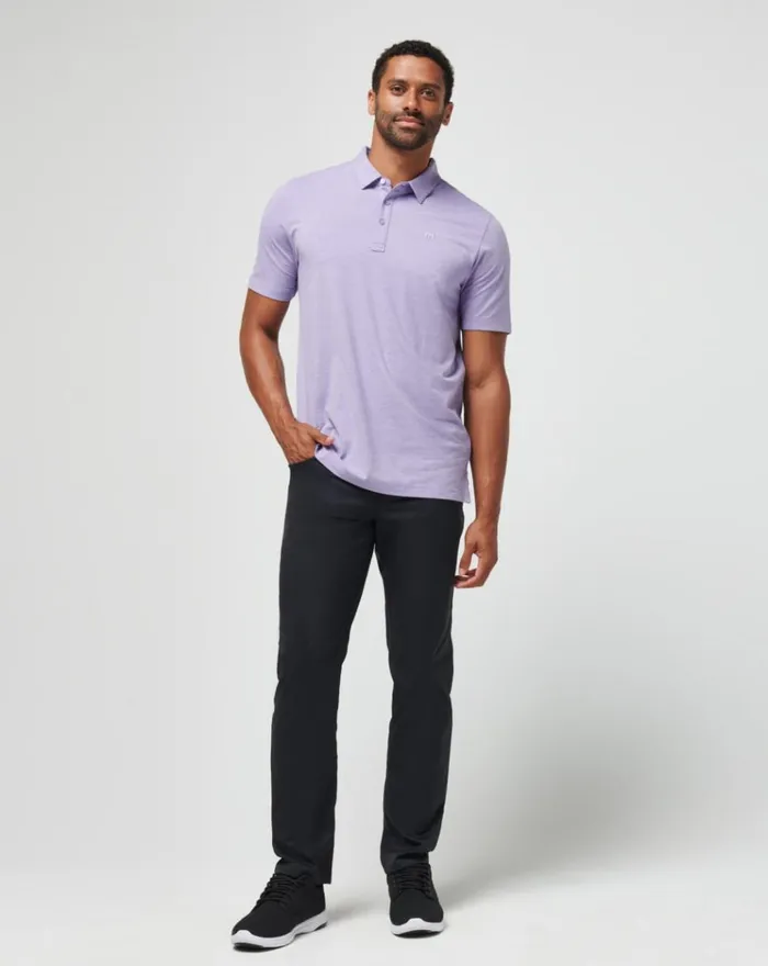 Men Polos TravisMathew THE HEATER POLO Heather Imperial