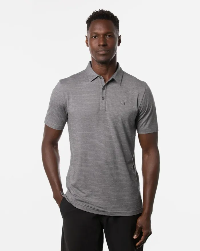 Men Polos TravisMathew THE HEATER POLO Sleetquiet Shade