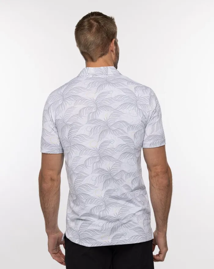 Men Polos TravisMathew WE LIKE TO PADDY POLO White