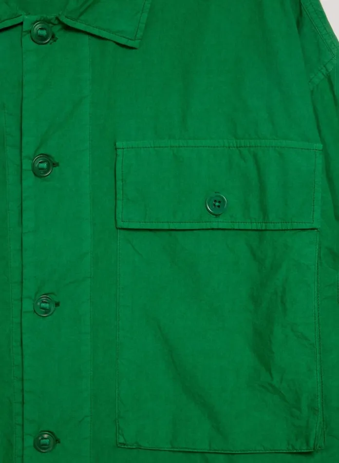 Mens Shirts YMC Military Shirt Green