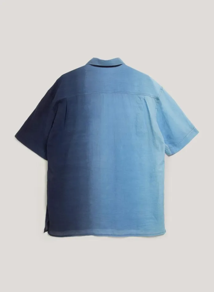 Mens Shirts YMC Mitchum Shirt Blue