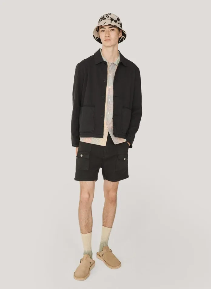 Mens Shorts YMC Bush Short Black