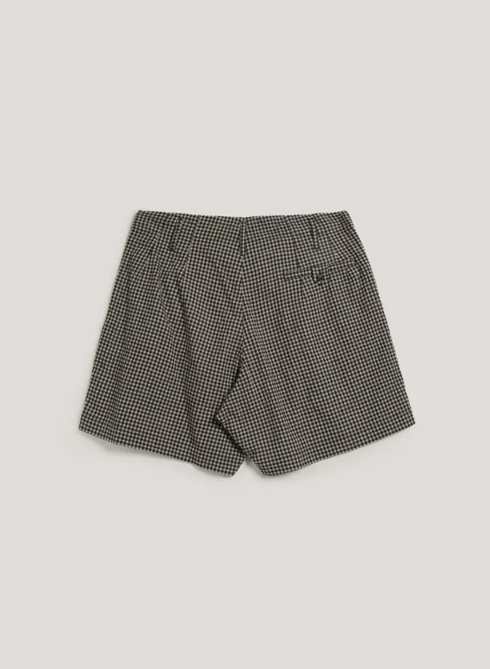 Mens Shorts YMC Creole Peg Shorts Black Multi