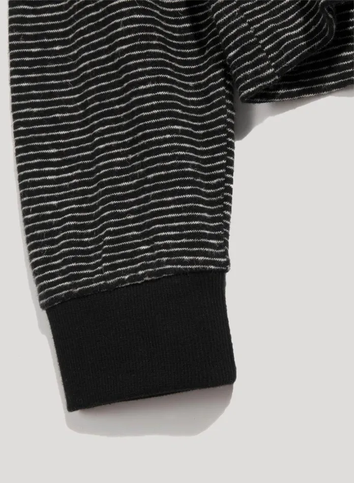 Mens TShirts YMC C86 Jersey Stripe Top Black White