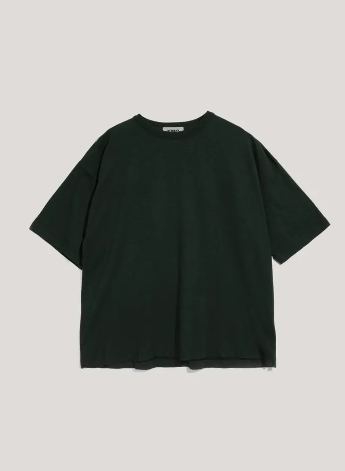 Mens TShirts YMC Triple Organic Cotton TShirt Green
