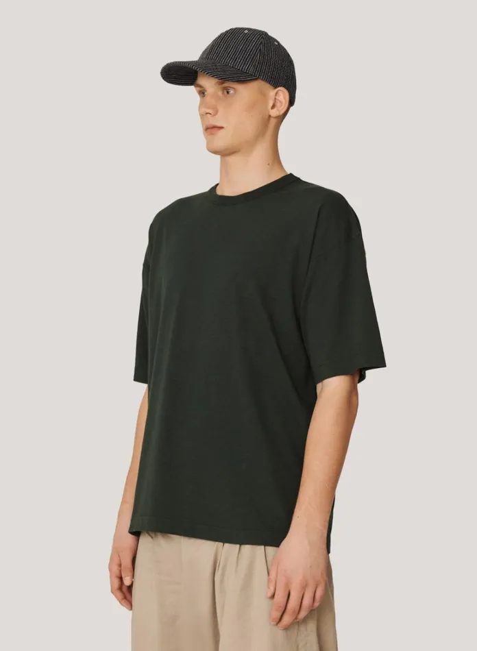 Mens TShirts YMC Triple Organic Cotton TShirt Green