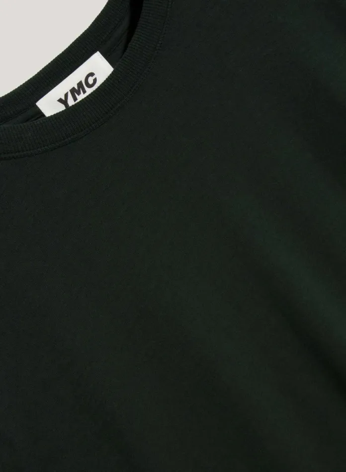Mens TShirts YMC Triple Organic Cotton TShirt Green