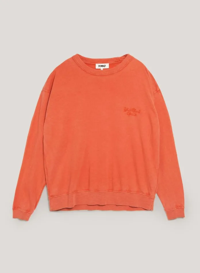 Mens TShirts YMC Zephyr T Shirt Orange