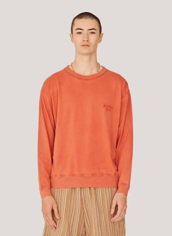 Mens TShirts YMC Zephyr T Shirt Orange