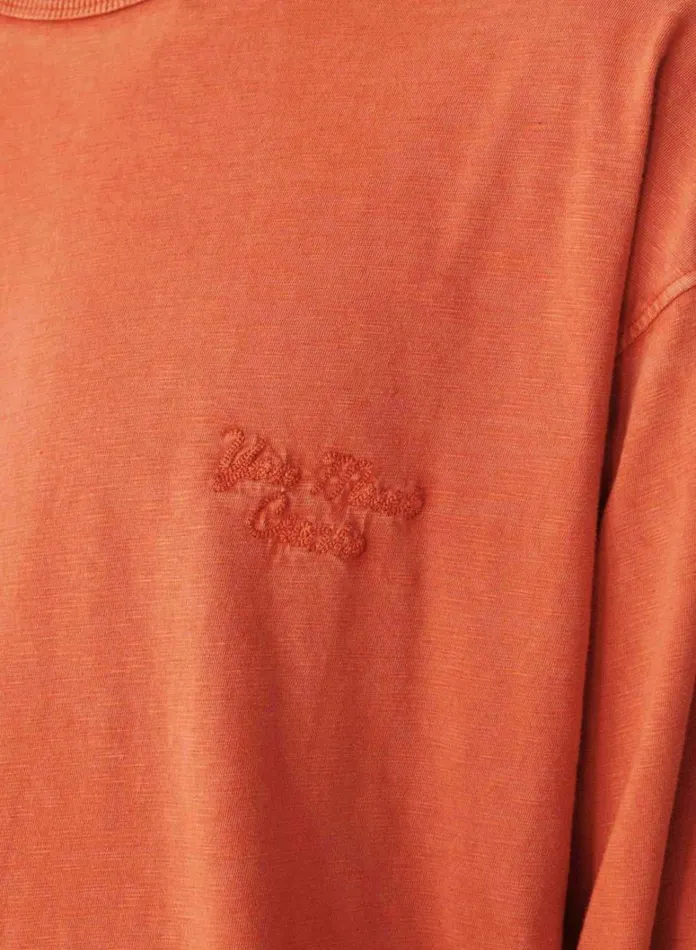 Mens TShirts YMC Zephyr T Shirt Orange