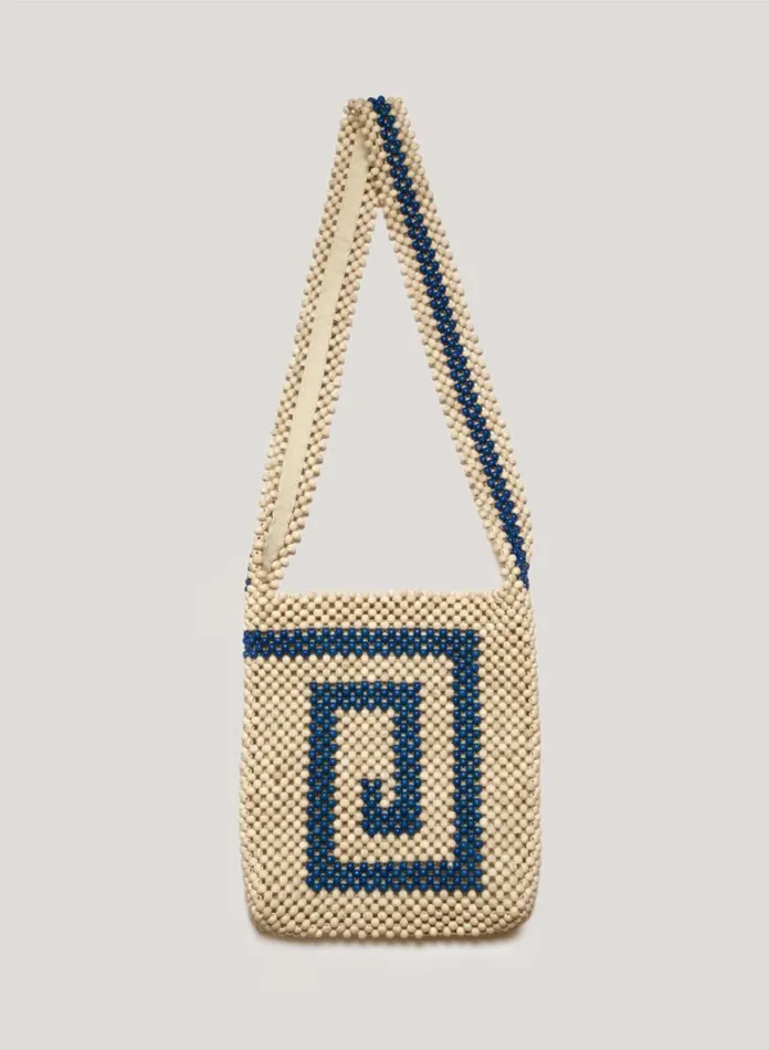 MensWomens Bags and Wallets YMC Pilgrim Bag Ecru Multi