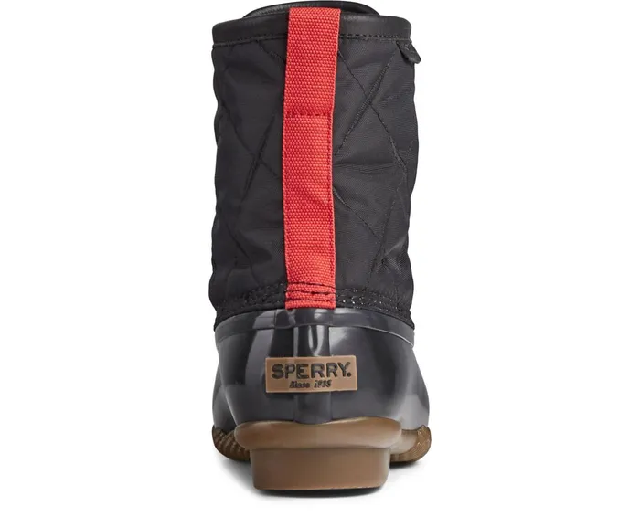 Men Saltwater Nylon Duck Boot Black Sperry Boots Men Saltwater Nylon Duck Boot Black Sperry Boots