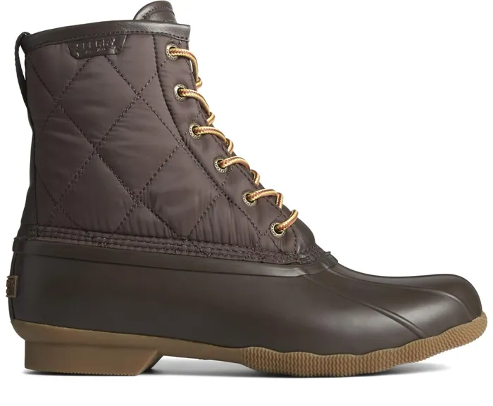 Men Saltwater Nylon Duck Boot Brown Sperry Boots