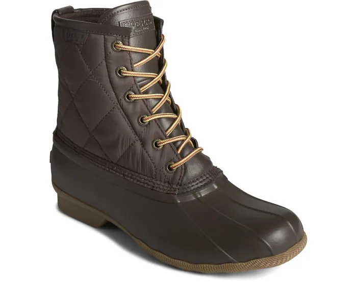 Men Saltwater Nylon Duck Boot Brown Sperry Boots Men Saltwater Nylon Duck Boot Brown Sperry Boots