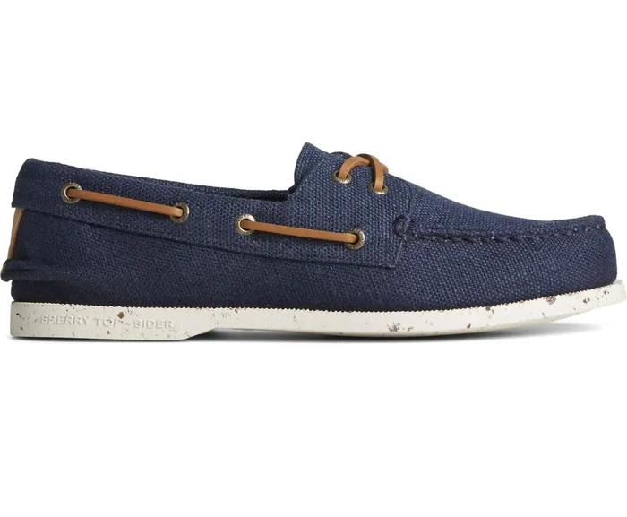 Men SeaCycled Authentic Original Baja Boat Shoe Navy Sperry Boat Shoes