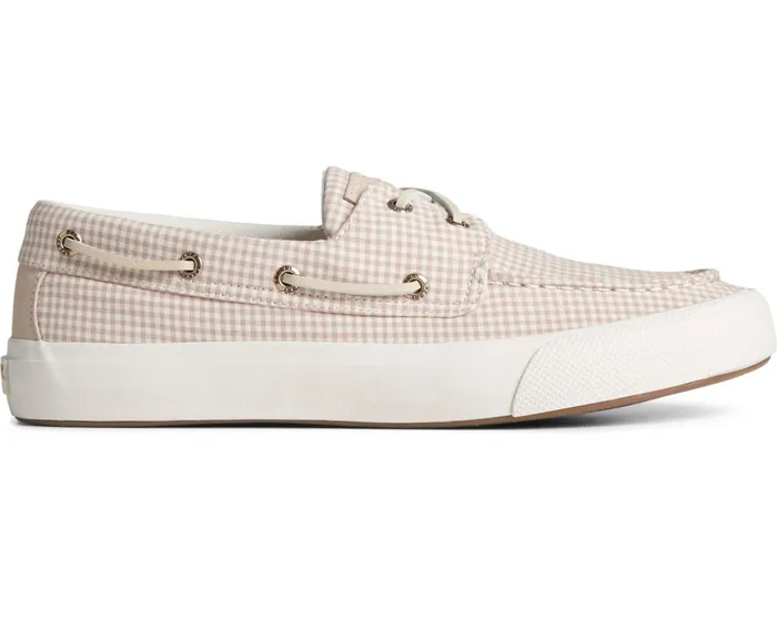 Men SeaCycled Bahama II Gingham Sneaker White Sperry Sneakers