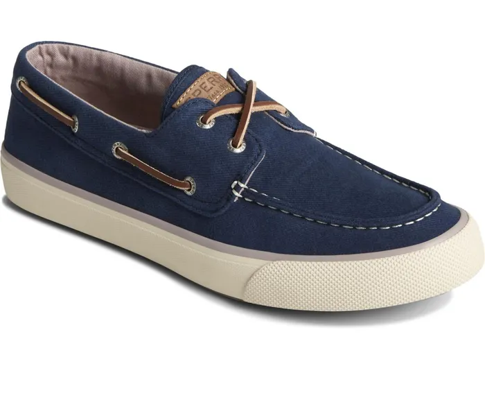 Men SeaCycled Bahama II Twill Sneaker Navy Sperry Sneakers Men SeaCycled Bahama II Twill Sneaker Navy Sperry Sneakers