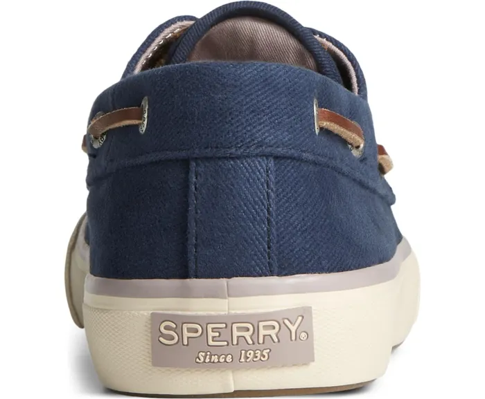 Men SeaCycled Bahama II Twill Sneaker Navy Sperry Sneakers Men SeaCycled Bahama II Twill Sneaker Navy Sperry Sneakers