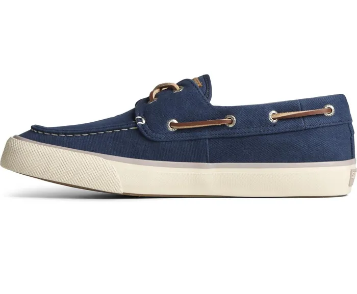 Men SeaCycled Bahama II Twill Sneaker Navy Sperry Sneakers Men SeaCycled Bahama II Twill Sneaker Navy Sperry Sneakers