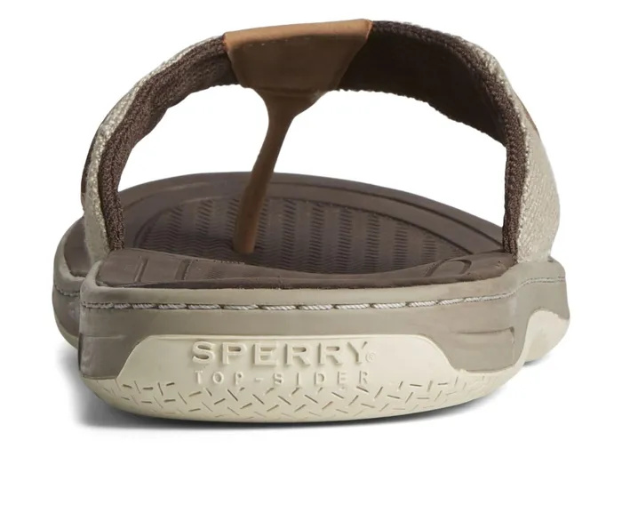 Men SeaCycled Baitfish Baja Flip Flop Taupe Sperry Sandals Men SeaCycled Baitfish Baja Flip Flop Taupe Sperry Sandals
