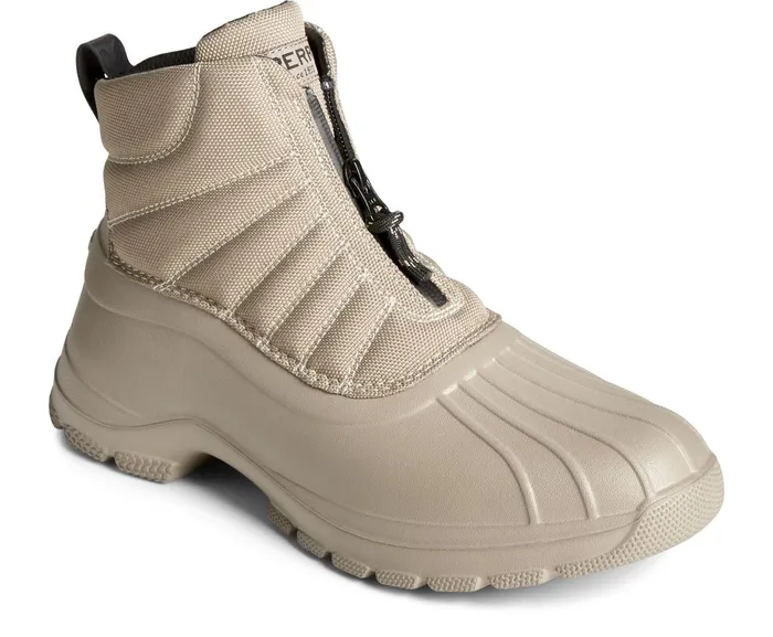 Men SeaCycled Duck Float Zip Up Boot Khaki Sperry Boots