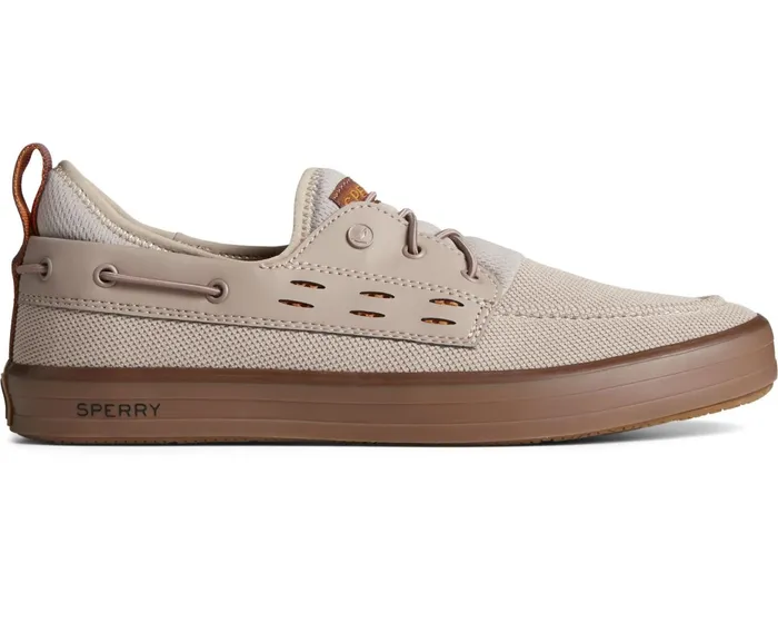 Men SeaCycled Fairlead Boat Sneaker Taupe Sperry Sneakers