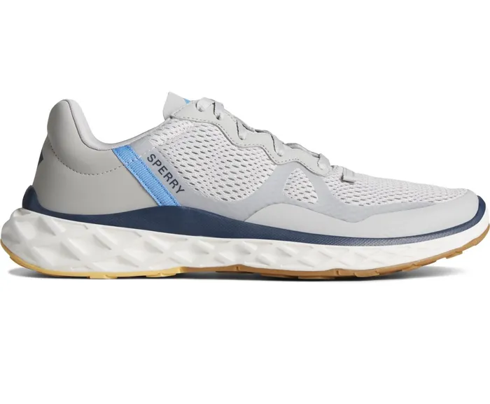 Men SeaCycled Headsail Sneaker Grey Sperry Sport